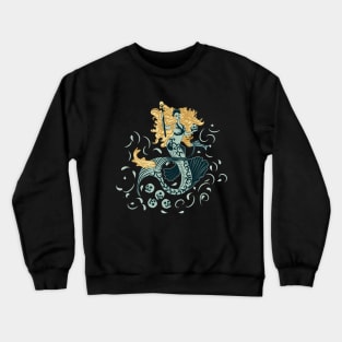 Gothic Mermaid Witch Crewneck Sweatshirt